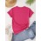 Letter Print Crew Neck T-Shirt, Casual Short Sleeve Top For Spring & Summer, Women's Clothing