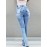 High Stretch Washed Bootcut Jeans, Slant Pockets Split Denim Pants, Women's Denim Jeans & Clothing
